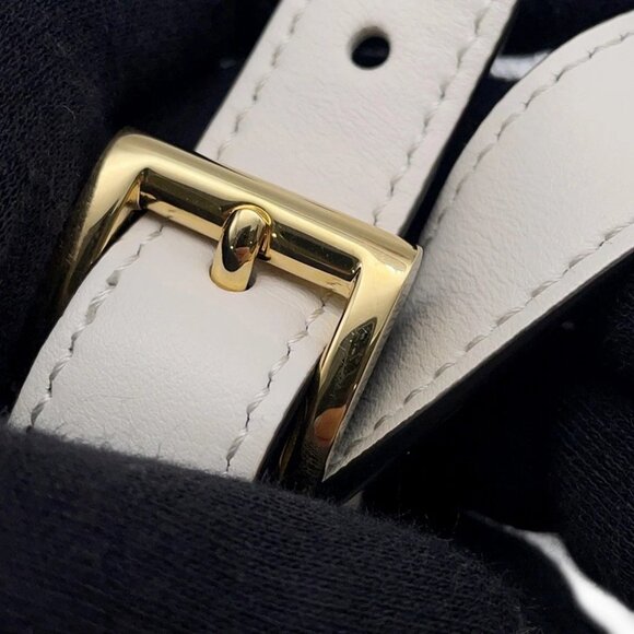 PRADA Tote Bag Leather White 1BG483 - Picture 8 of 14